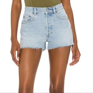 BOYISH x FREE PEOPLE High Rise Cut-off Denim Shorts